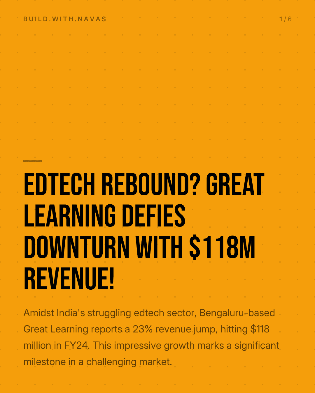 Edtech Rebound? Great Learning Defies Downturn with $118M Revenue!