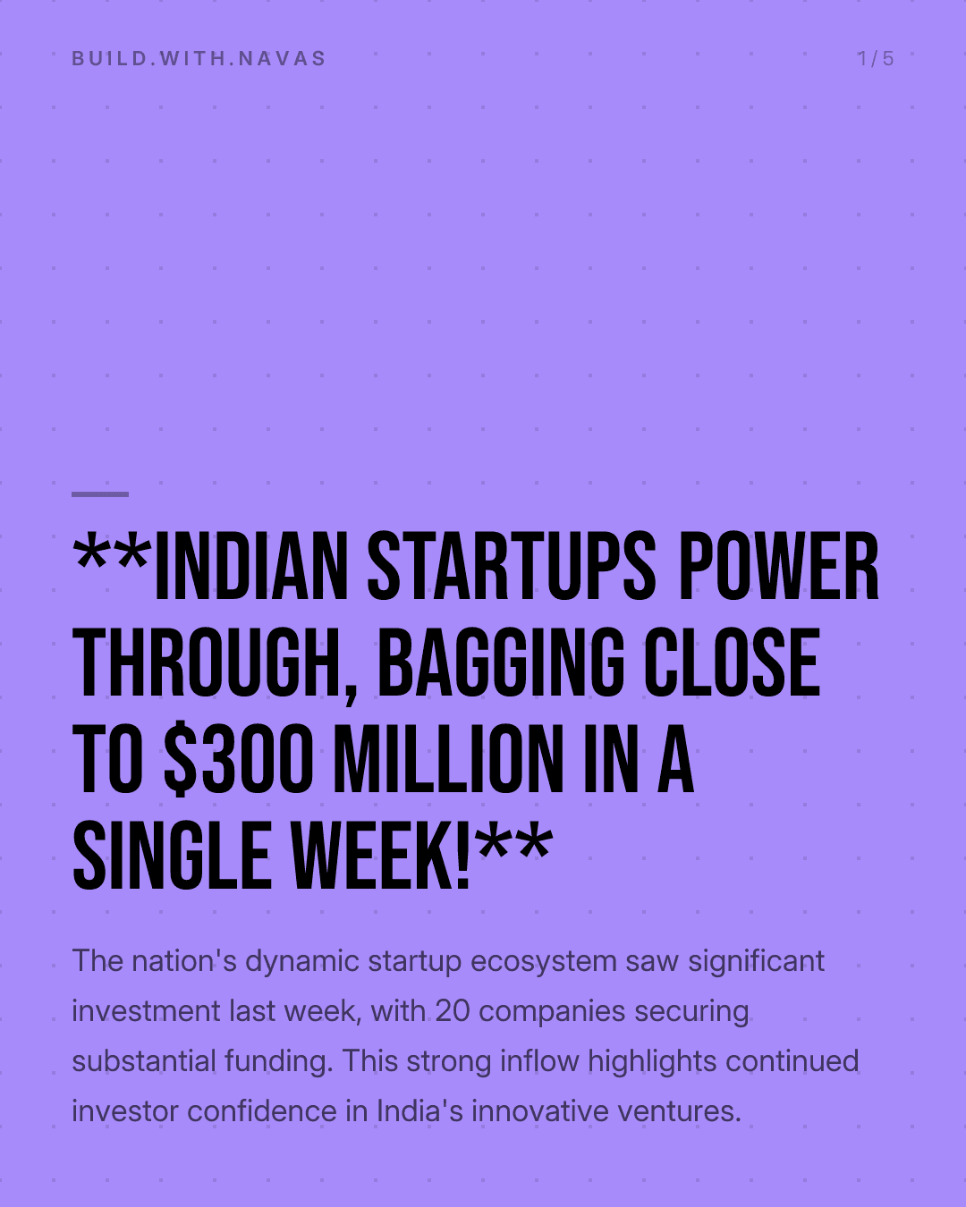 **Indian Startups Power Through, Bagging Close to $300 Million in a Single Week!**