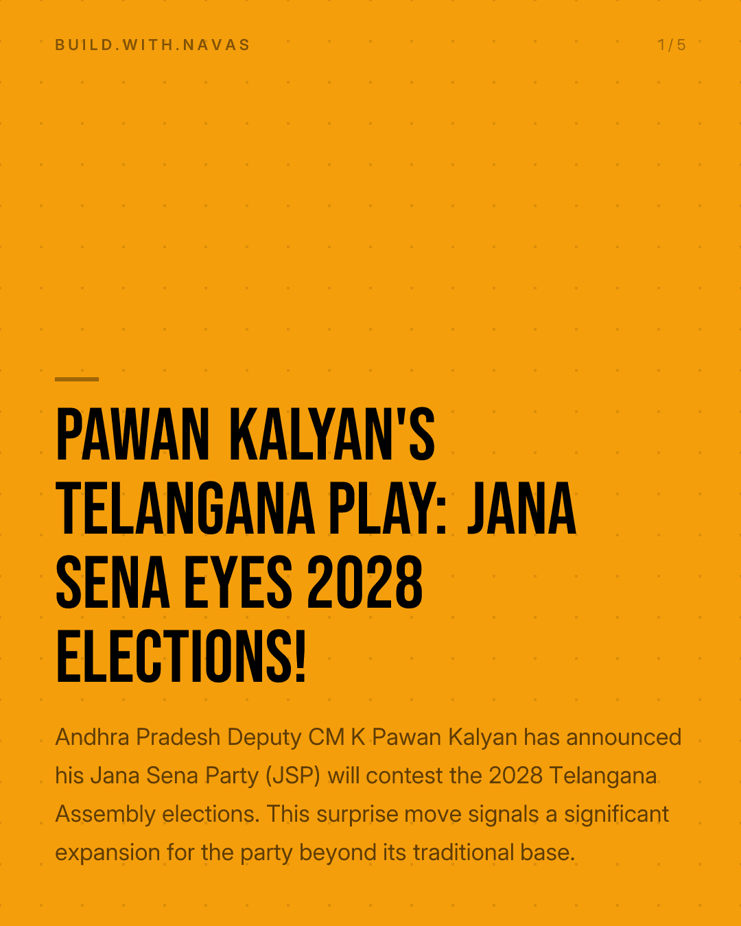 Pawan Kalyan's Telangana Play: Jana Sena Eyes 2028 Elections!