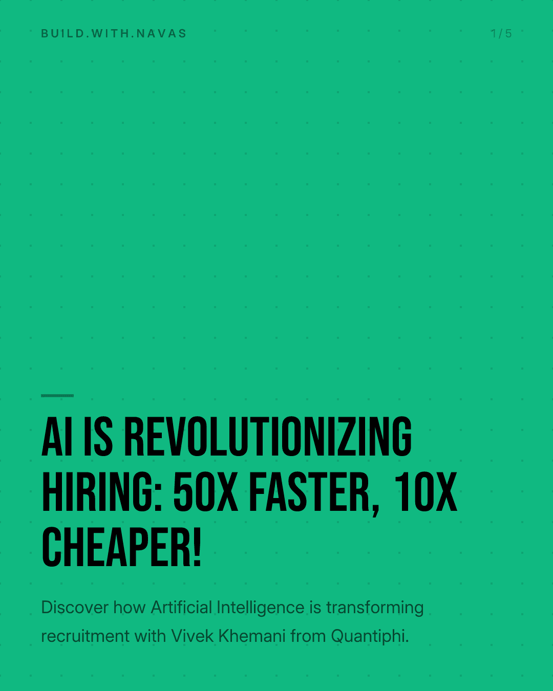 AI is Revolutionizing Hiring: 50x Faster, 10x Cheaper!