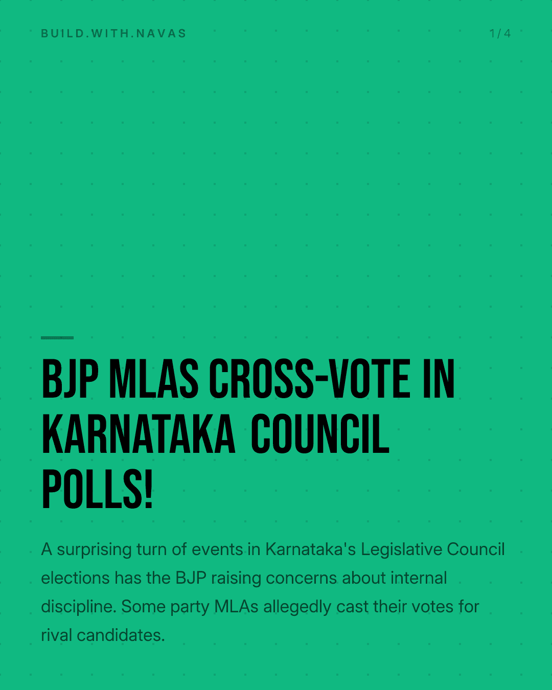 BJP MLAs Cross-Vote in Karnataka Council Polls!