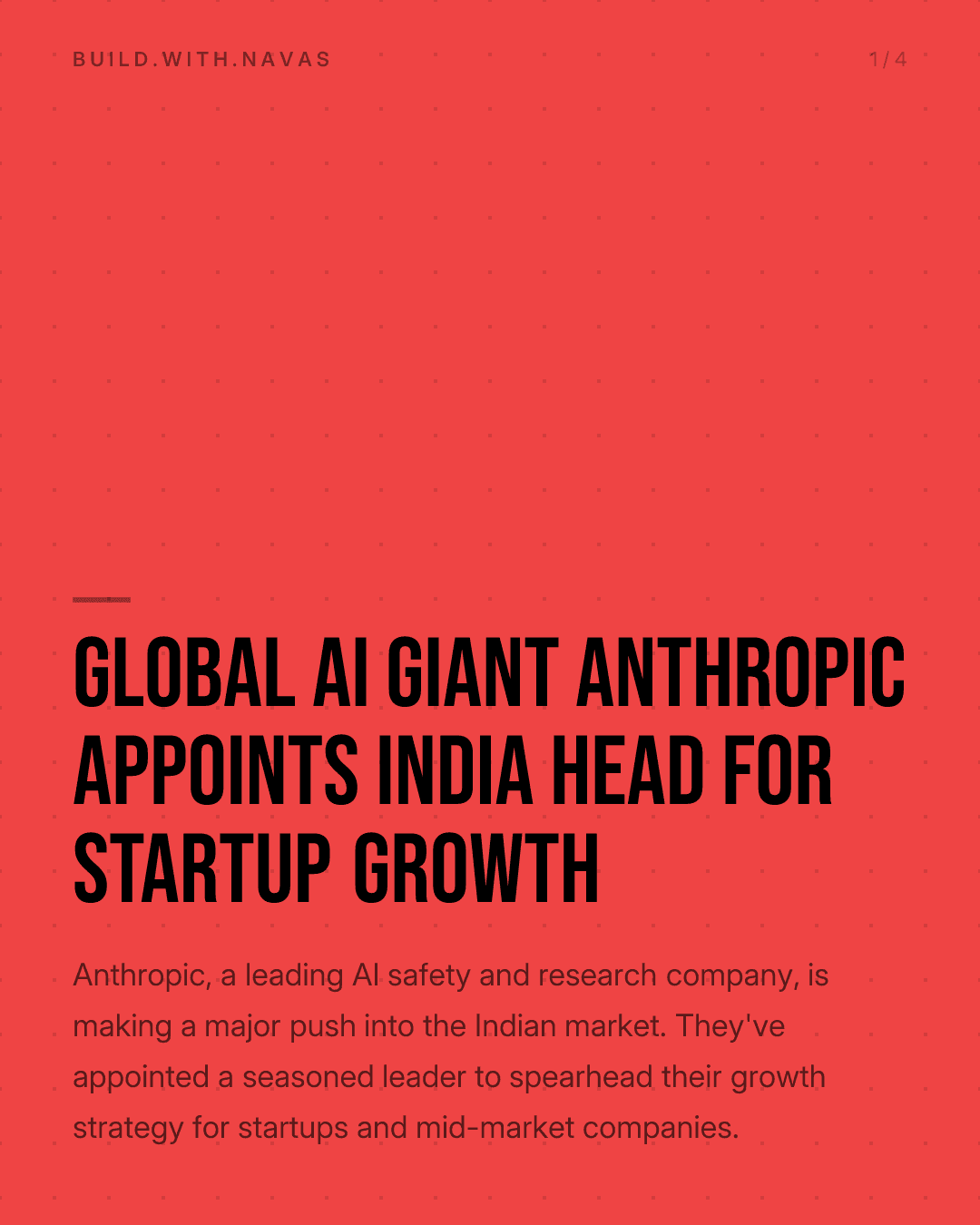 Global AI Giant Anthropic Appoints India Head for Startup Growth