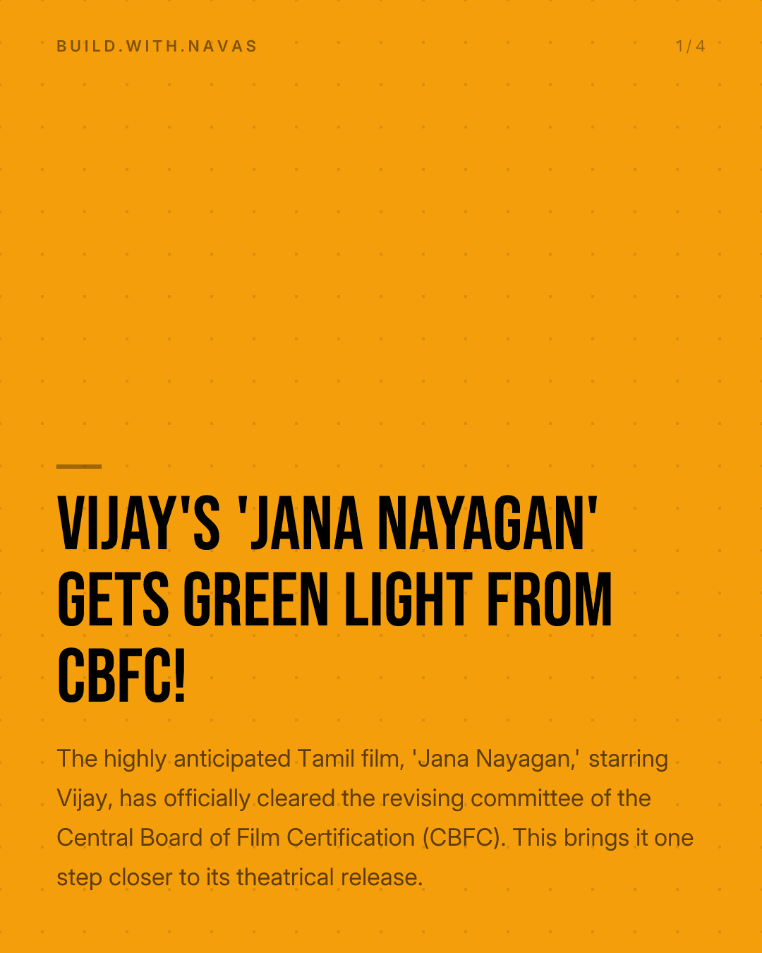 Vijay's 'Jana Nayagan' Gets Green Light from CBFC!