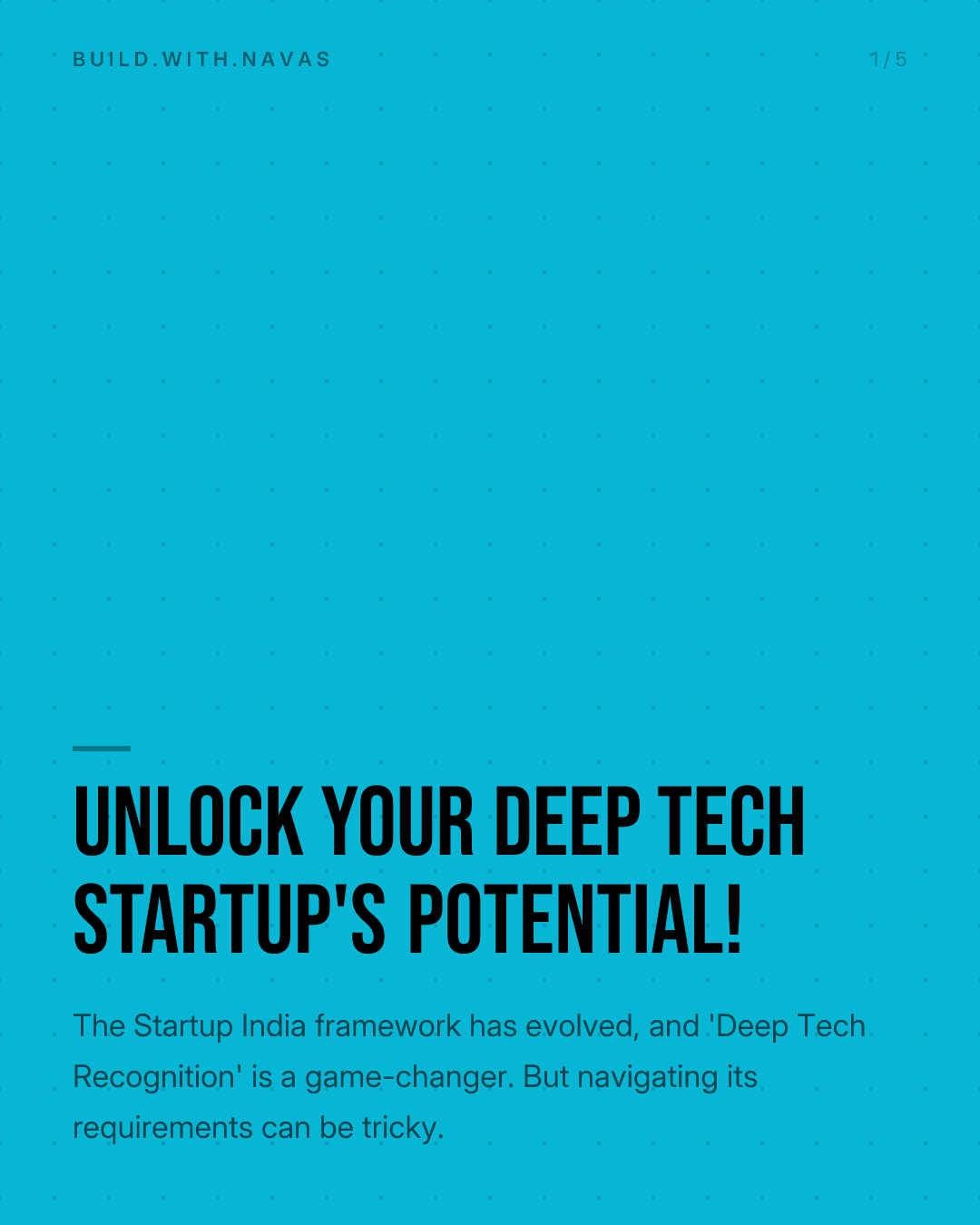 Unlock Your Deep Tech Startup's Potential!
