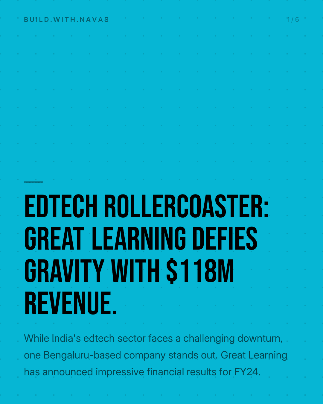 Edtech Rollercoaster: Great Learning Defies Gravity with $118M Revenue.