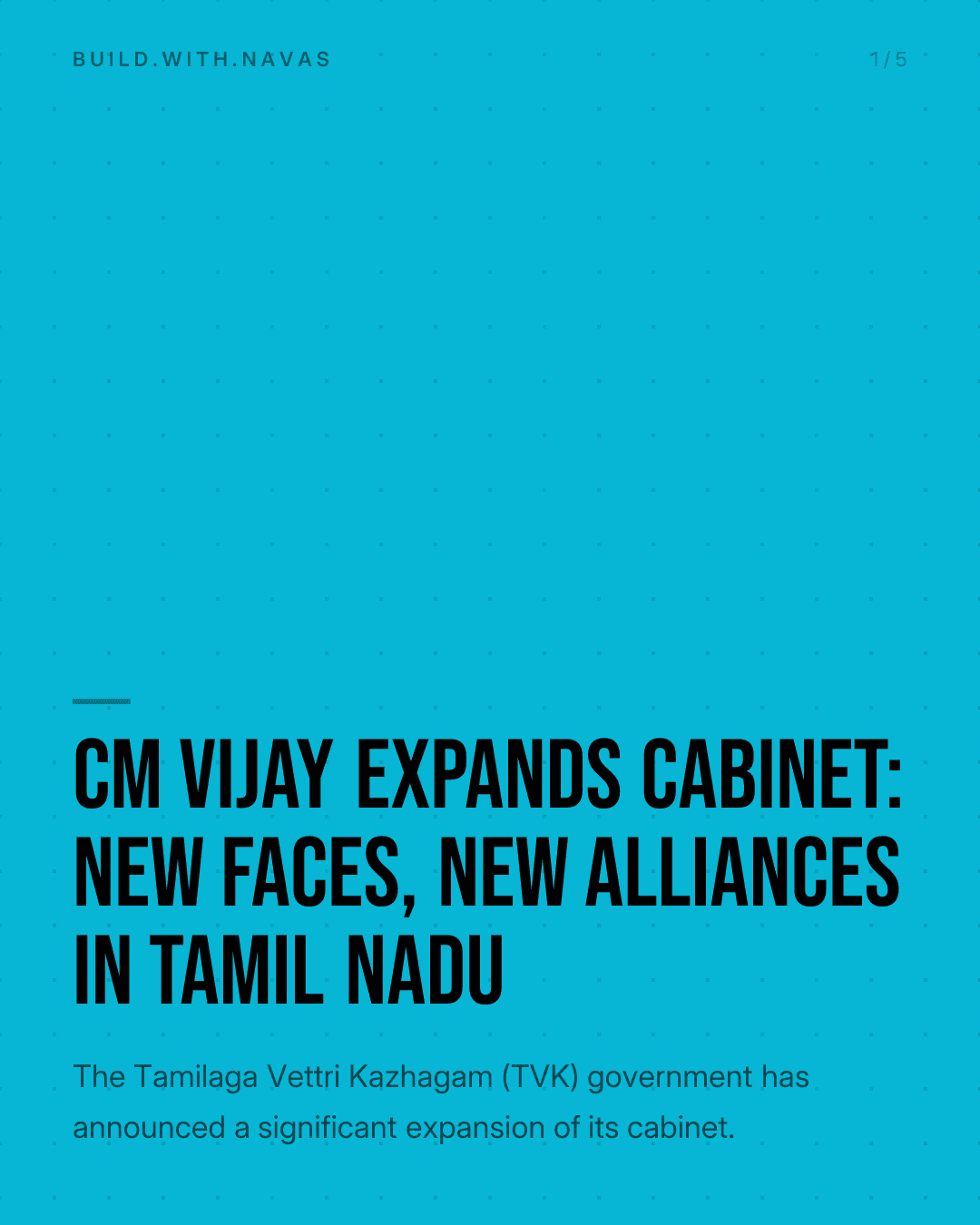 CM Vijay Expands Cabinet: New Faces, New Alliances in Tamil Nadu