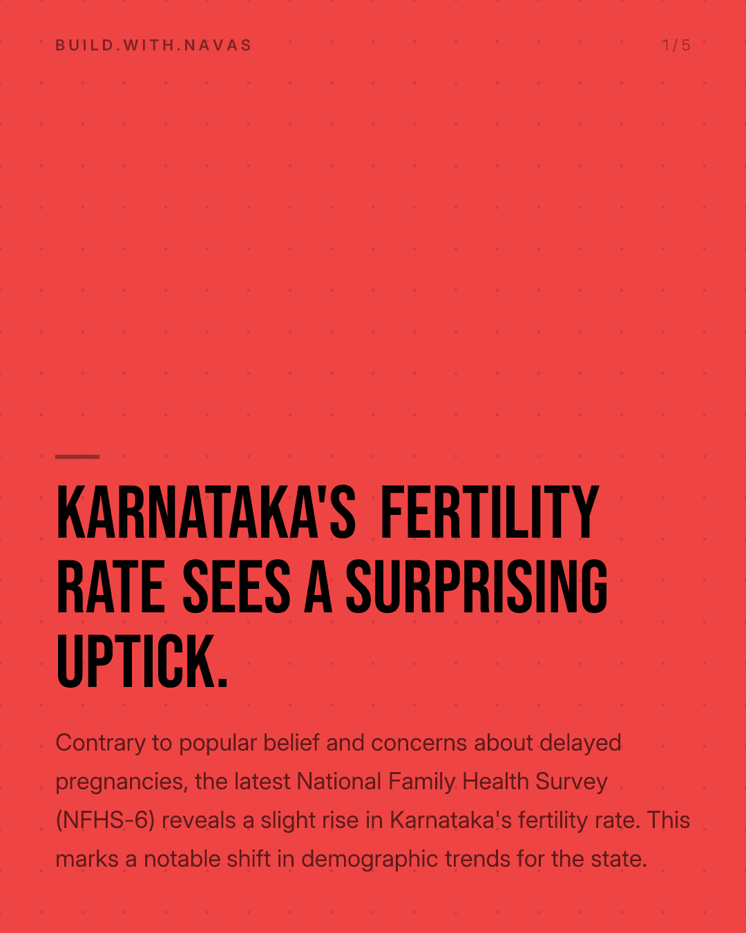Karnataka's Fertility Rate Sees a Surprising Uptick.
